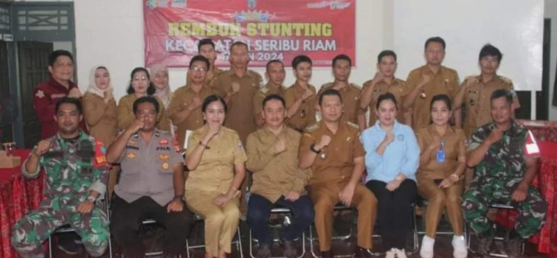 Pemkab Murung Raya gelar rembuk stunting di Kecamatan Seribu Riam. (Foto : Diskominfo SP)