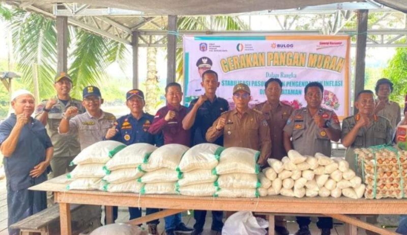 Pemkab Murung Raya gelar pangan murah di  Kecamatan Seribu Rian.