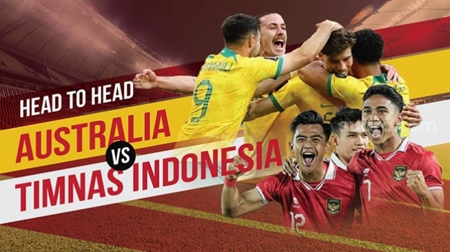 Ilustrasi prediksi pertandingan Timnas Indonesia vs Australia dalam laga 16 besar Piala Asia 2023, Minggu (29/1/2024) malam. (sumber: suara.com)