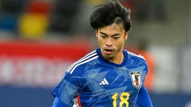 Pemain Timnas Jepang, Kaoru Mitoma (sumber: suara.com)