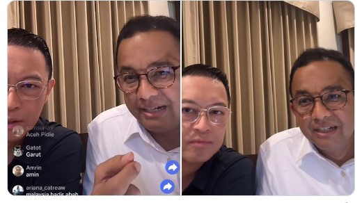 Anies Baswedan kembali Live TikTok. Dalam kesempatan ini, Anies Baswedan mengajak Co-Captain Timnas AMIN, Tom Lembong, Sabtu (6/1/2024).