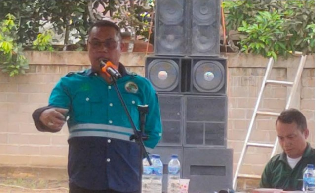 Ketua KLUB, Amonius, S.AB saat memberikan sambutannya. Foto: 1tulah.com/zakirin