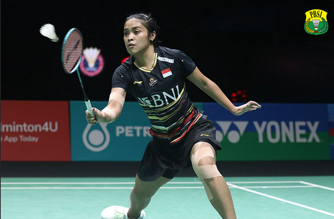 Gregoria Mariska Tunjung tumbang di perempat final usai berhadapan Chen Yu Fei di Malaysia Open 2024 (sumber: instagram @badminton.ina)