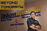 Kepala Bidang e-Government Dinas Komunikasi, Informatika, dan Persandian Kabupaten Barito Utara Munawar Khalil, S. ST, MT, CIO.Foto.Delia