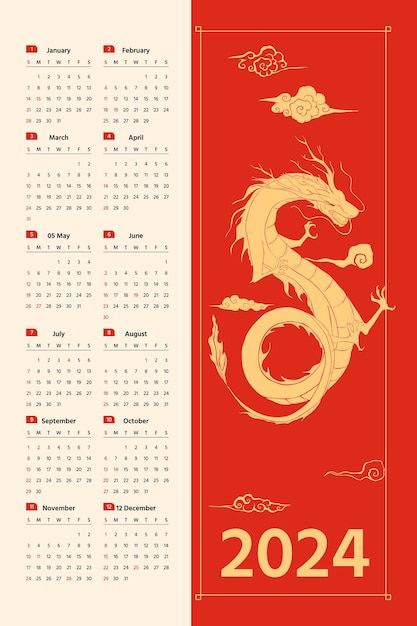Kalender Cina (Sumber: Freepik)