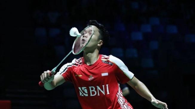 Pebulutangkis tunggal putra Indonesia, Anthony Ginting (sumber: suara.com)