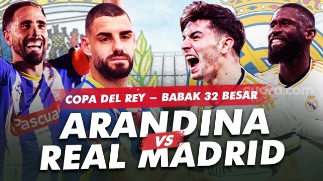 Prediksi Arandina vs Real Madrid di 32 besar Copa del Rey 2023-2024. (sumber: suara.com)