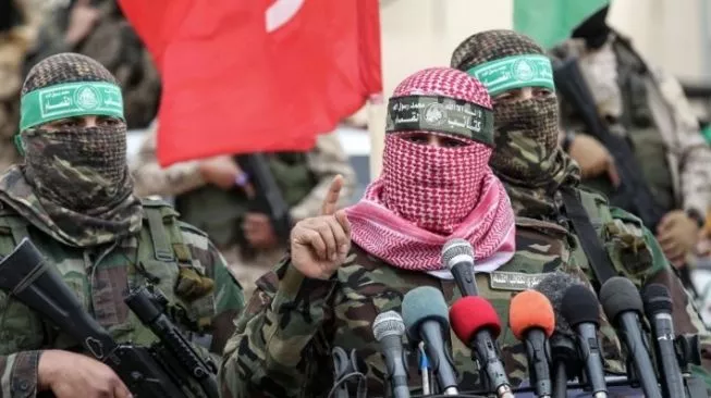 Ilusrasi Brigade Al-Qassam, sayap militer Hamas (sumber: suara.com)