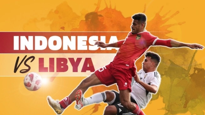 Laga uji coba kedua Timnas Indonesia vs Libya (sumber; suara.com)