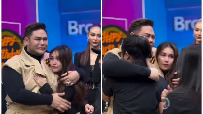 momen Ayu Ting Ting lepas Ivan Gunawan dari Brownis (sumber: suara,com)