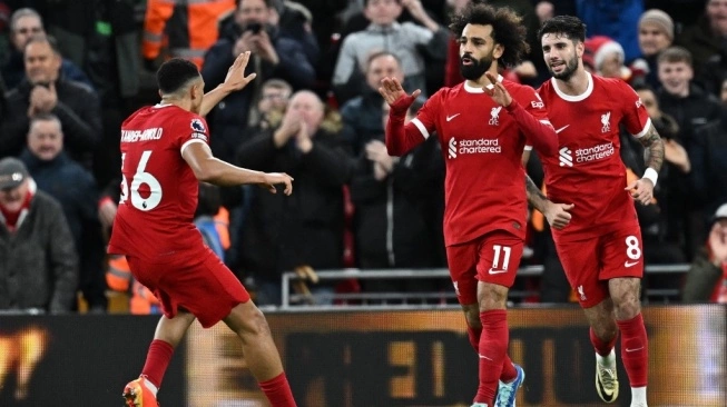 Para pemain Liverpool. (sumber: suara.com)