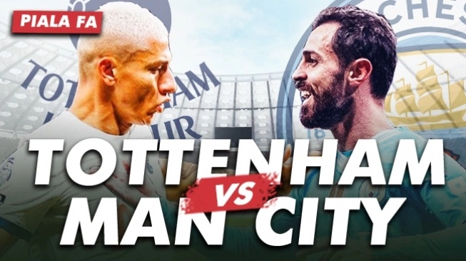 Prediksi Tottenham Hotspur vs Manchester City.  (sumber: suara.com)