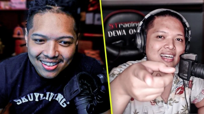 Rapper dan YouTuber, Qorygore yang membuat konten berbicara dengan dirinya di masa lalu (sumber: suara.com)