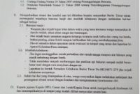 Surat edaran imbauan Pj bupati Bartim untuk masyarakat Bartim. Foto : 1tulah.com/zakirin