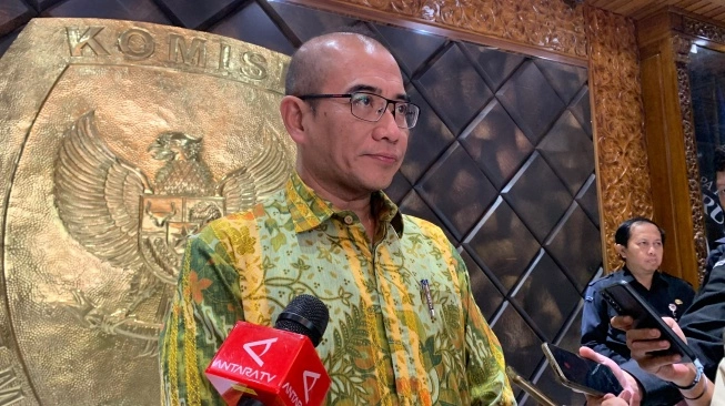 Ketua KPU Hasyim Asy'ari. [Suara.com/Dea]