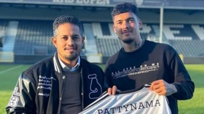 Shayne Pattynama Resmi Gabung ke Klub Liga 1 Belgia KAS Eupen. Sumber foto : suara.com