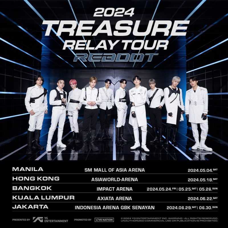 TREASURE siap gelar konser di Jakarta, Indonesia. (foto: X @ygent_official)