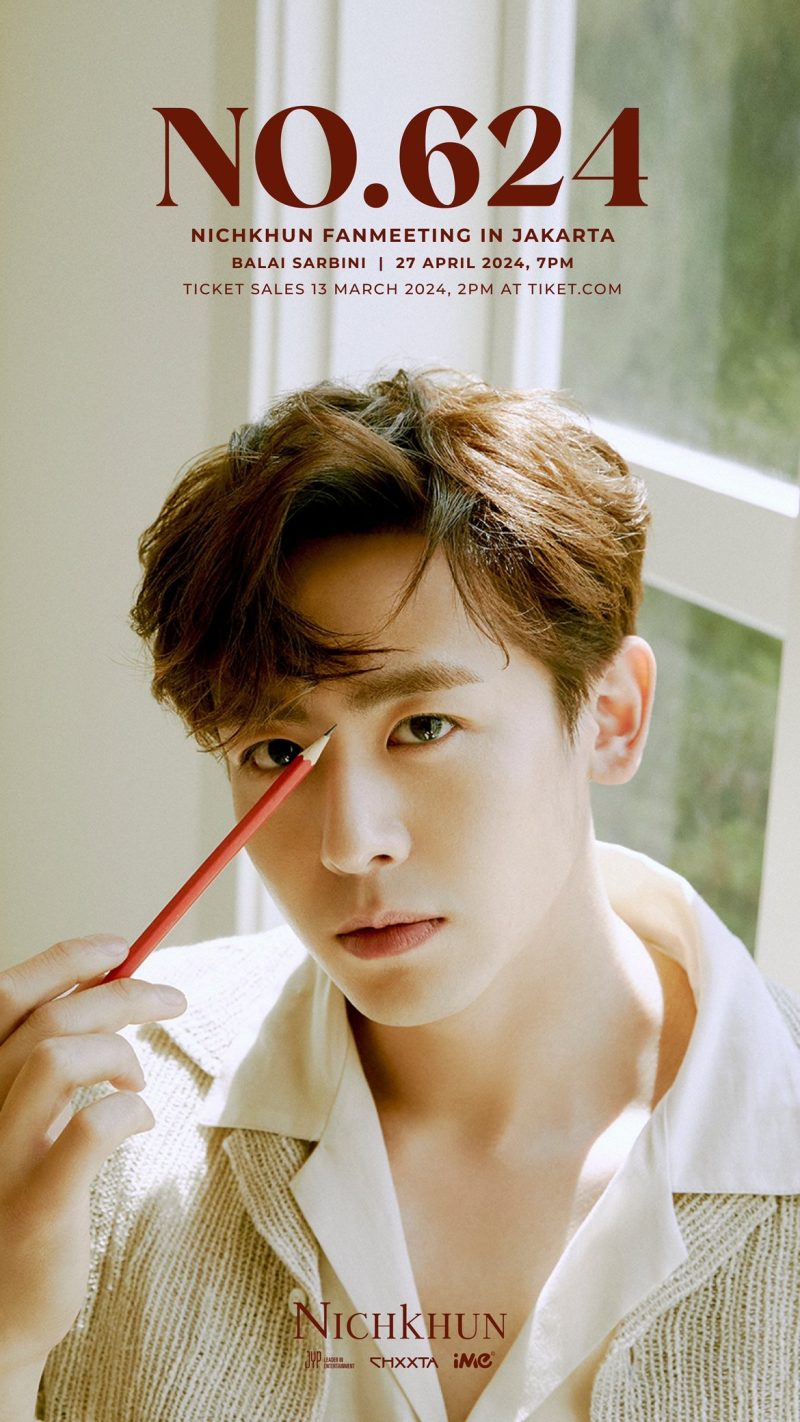 Nichkhun 2PM siap gelar fanmeeting di Jakarta,Indonesia. (foto: X @follow_nichkhun)