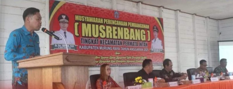 Musrenbang di Kecamatan Permata Intan dihadiri Asisten I Sekda dan ketua DPRD Mura.