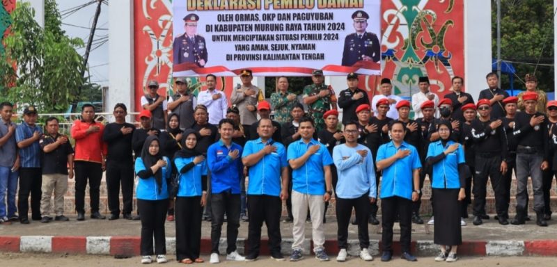 Murang Raya deklarasi pemilu damai. (foto :1tulah.com)
