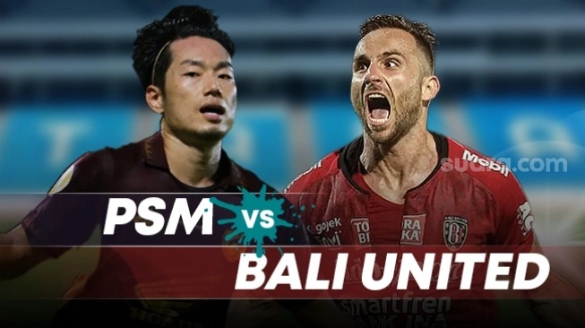 Prediksi PSM Makassar vs Bali United dalam laga pekan ke-25 Liga 1 2023/2024 di Stadion Batakan, Balikpapan (sumber: suara.com)