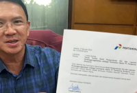 Ahok mundur dari jabatannya di PT Pertamina. (foto: instagram @basukibtp)