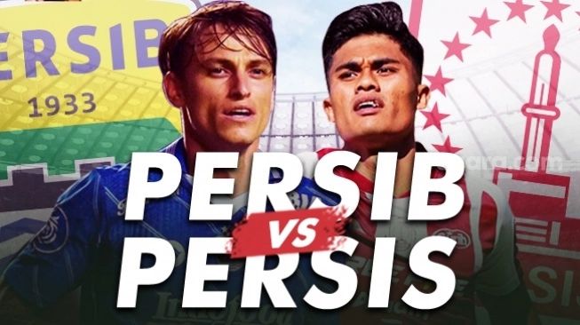 Ilustrasi pertandingan Liga 1 antara Persib Bandung vs Persis Solo. Pertandingan tersebut akan digelar di Stadion Gelora Bandung Lautan Api, Minggu (4/2/2024) (sumber: suara.com)