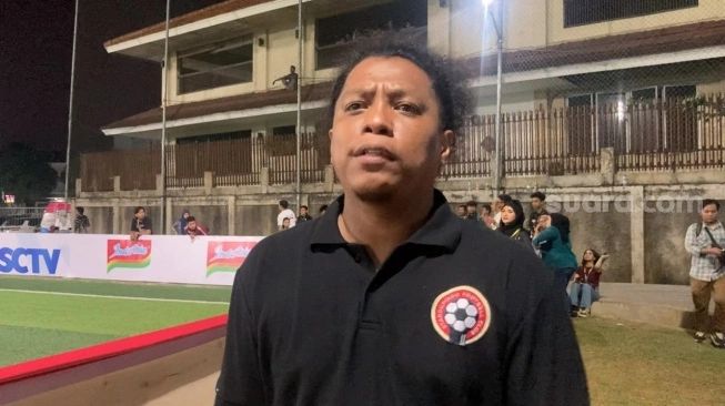 Arie Kriting di kawasan Ciledug, Tangerang Selatan, Minggu (29/10/2023). (Sumber: suara.com)