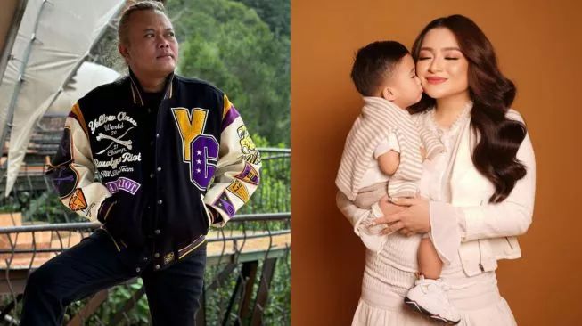 Kolase potret Sule dengan Nathalie Holscher dan Adzam (sumber: suara.com)