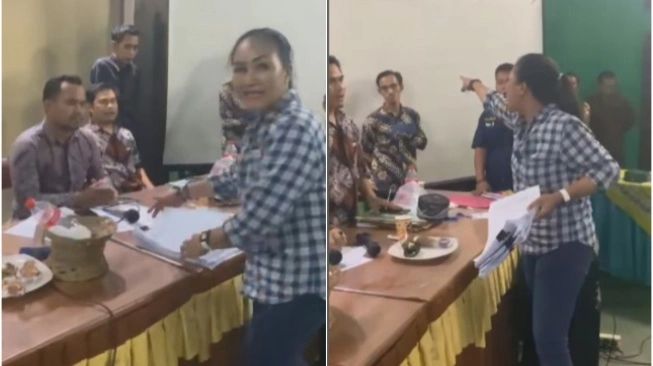 Caleg DPRD Lebak ngamuk lantaran suaranya hilang saat perhitungan di Kecamatan (sumber: suara.com)