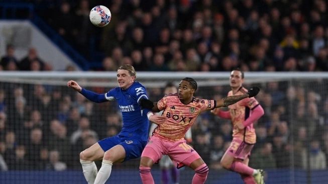 Conor Gallagher jadi pahlawan kemenangan Chelsea di Piala FA lawan Leeds United. (Sumber: suara.com)