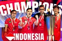 Timnas Indonesia juara eAsian Cup 2023 usai mengalahkan Jepang di final bersejarah di Virtuocity Arena Doha, Qatar, Senin (6/2/2024) dini hari WIB. [Dok. AFC]