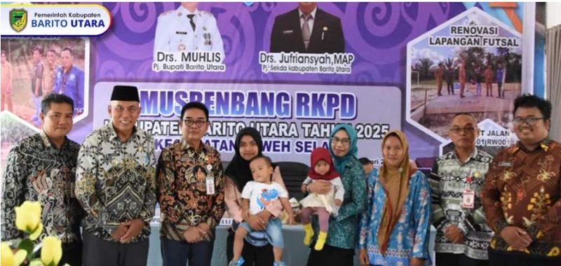 Musyawarah Perencanaan Pembangunan Rencana Kerja Perangkat Daerah (Musrenbang RKPD) Kabupaten Barito Utara untuk Tahun 2025 Kecamatan Teweh Selatan tahun 2024, di aula Kantor Kecamatan Teweh Selatan, Desa Trahean, Kamis (29/2/2024).Foto:Delia/1tulah.com
