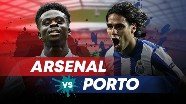 Ilustrasi prediksi Arsenal vs Porto di Liga Champions. (Sumber: suara.com) 