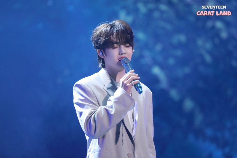S.Coups SEVENTEEN dibebastugaskan dari wajib militer. (foto: X @pledis_17)