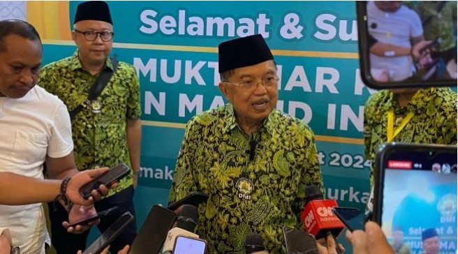 Wakil Presiden RI ke-10 dan 12, Jusuf Kalla alias JK. [Suara.com/Rakha]