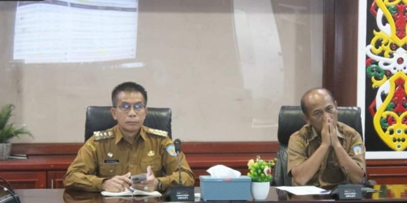 Pj Bupati Hermon menghadiri Rakor pengendalian inflasi