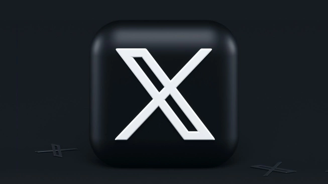 Logo aplikasi X (sumber: suara.com)