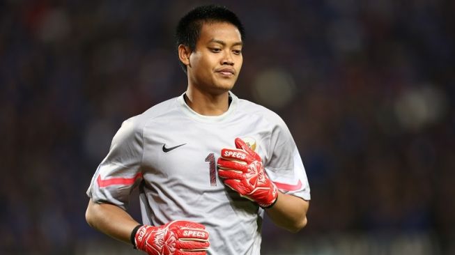 Mantan kiper Timnas Indonesia, Kurnia Meiga (sumber: suara.com)