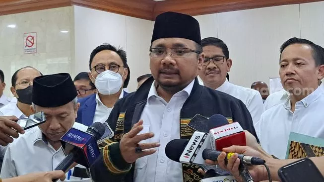 Menteri Agama Yaqut Cholil Qoumas. (sumber: suara,com)