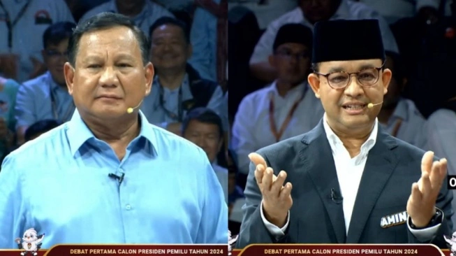 Kolase Prabowo Subianto dan Anies Baswedan.  (sumber: suara.com)