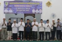 Pj Bupati Drs. Muhlis saat menghadiri Safari Ramadhan 1445 Hijriah, di masjid Al Malik kecamatan Lahei, Jumat (29/3/2024).Foto:Delia/1tulah.com

