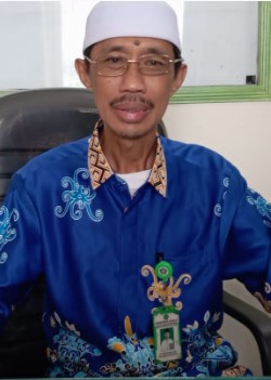 H. Suriansyah, Kasi Penyelenggaraan Haji dan Umrah, Kantor Kemenag Barsel. Foto. Alifansyah/1tulah.com