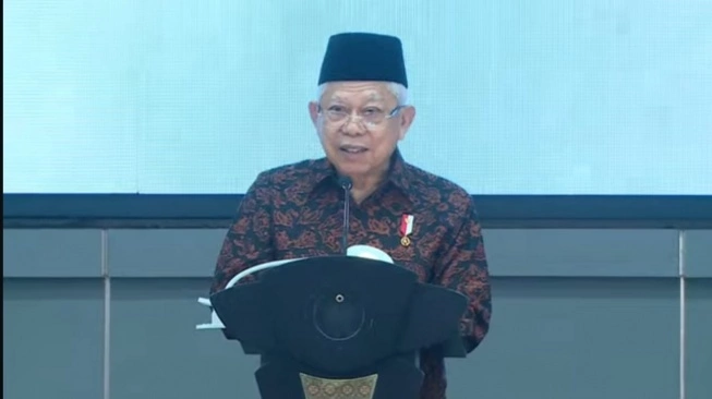 Wapres Ma'ruf Amin.  (sumber: suara.com)