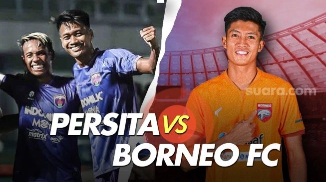 Ilustrasi pertandingan BRI Liga 1 antara Persita vs Borneo FC yang akan digelar di Indomilk Arena, Sabtu (2/3/2024). (Sumber: suara.com)