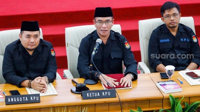 Ketua KPU Hasyim Asy'ari (sumber: suara.com)