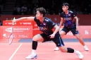Ganda putri Indonesia Apriyani Rahayu/Siti Fadia Silva Ramadhanti saat tampil di BWF World Tour Finals 2023.  (sumber: suara.com)