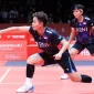 Ganda putri Indonesia Apriyani Rahayu/Siti Fadia Silva Ramadhanti saat tampil di BWF World Tour Finals 2023.  (sumber: suara.com)