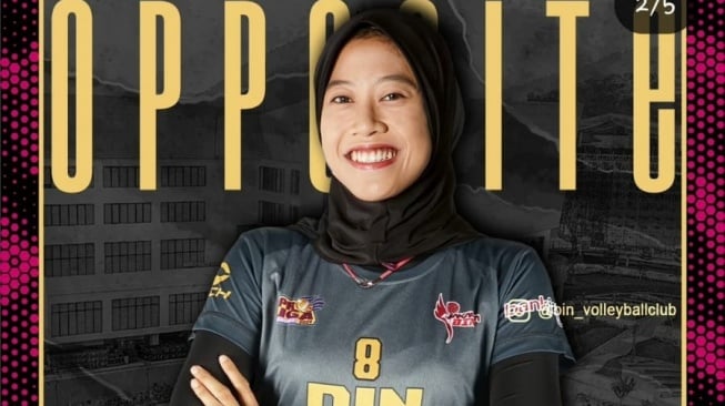 Megawati Hangestri Resmi Berseragam Jakarta BIN di Proliga 2024.  (sumber: suara.com)