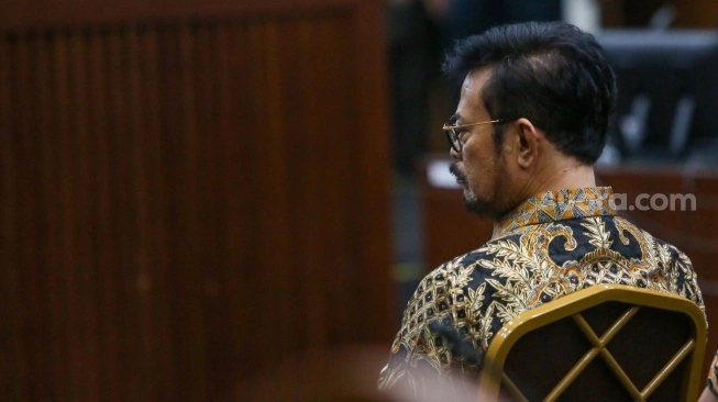 Terdakwa Syahrul yasin Limpo (sumber: suara.com)